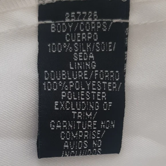 100%SILK🖤JS Boutique Black/White Maxi Dress with Rhinestones/Sequins💝Sz 6 - Picture 9 of 11